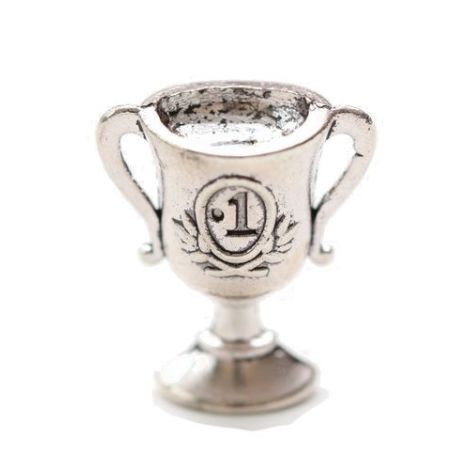Zawieszka metalowa Charms ScrapBerry's Puchar Brąz, 17mm